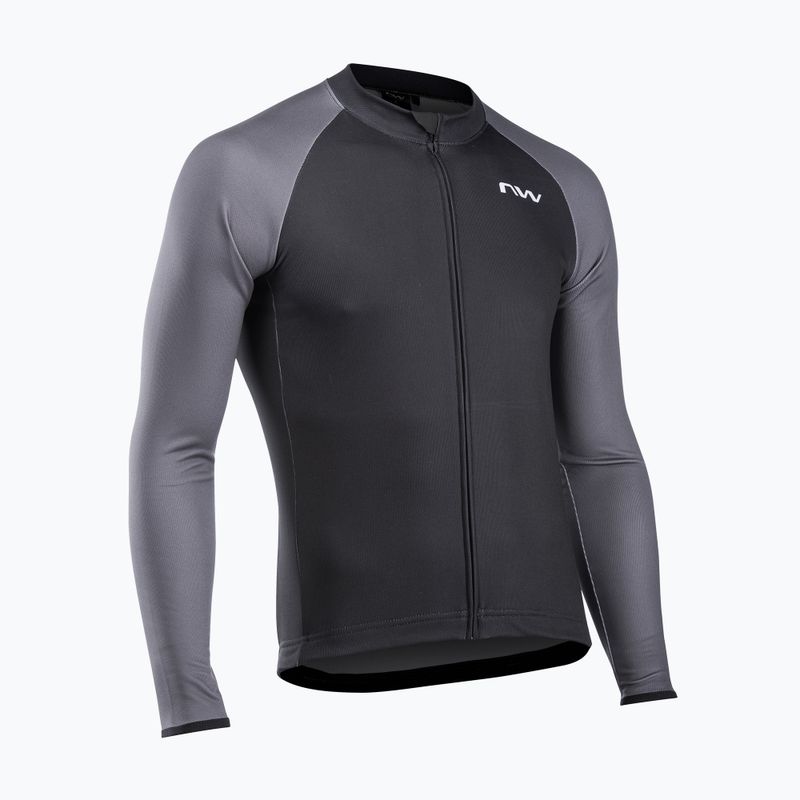 Vyriški dviračių marškinėliai ilgomis rankovėmis Northwave Blade 4 black/dark grey 5