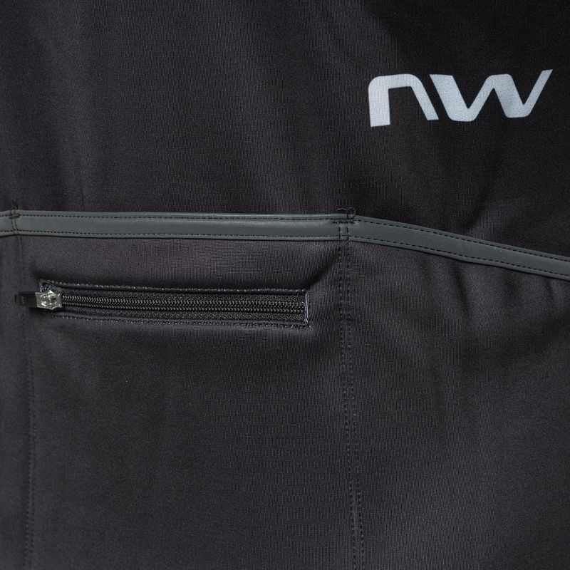 Vyriška dviratininko striukė Northwave Blade 2 juoda/tamsiai pilka 4