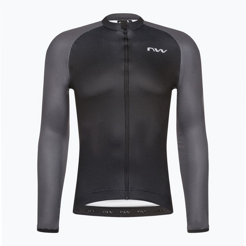 Vyriški dviračių marškinėliai ilgomis rankovėmis Northwave Blade 4 black/dark grey