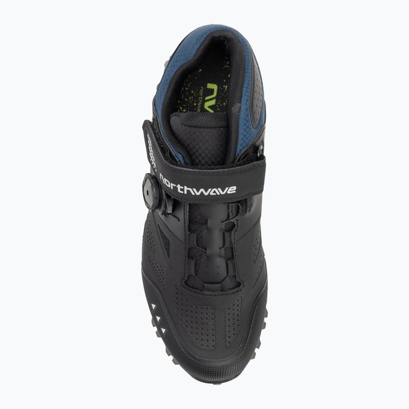 Vyriški dviračių MTB batai Northwave Enduro Mid 2 black/deep blue 5