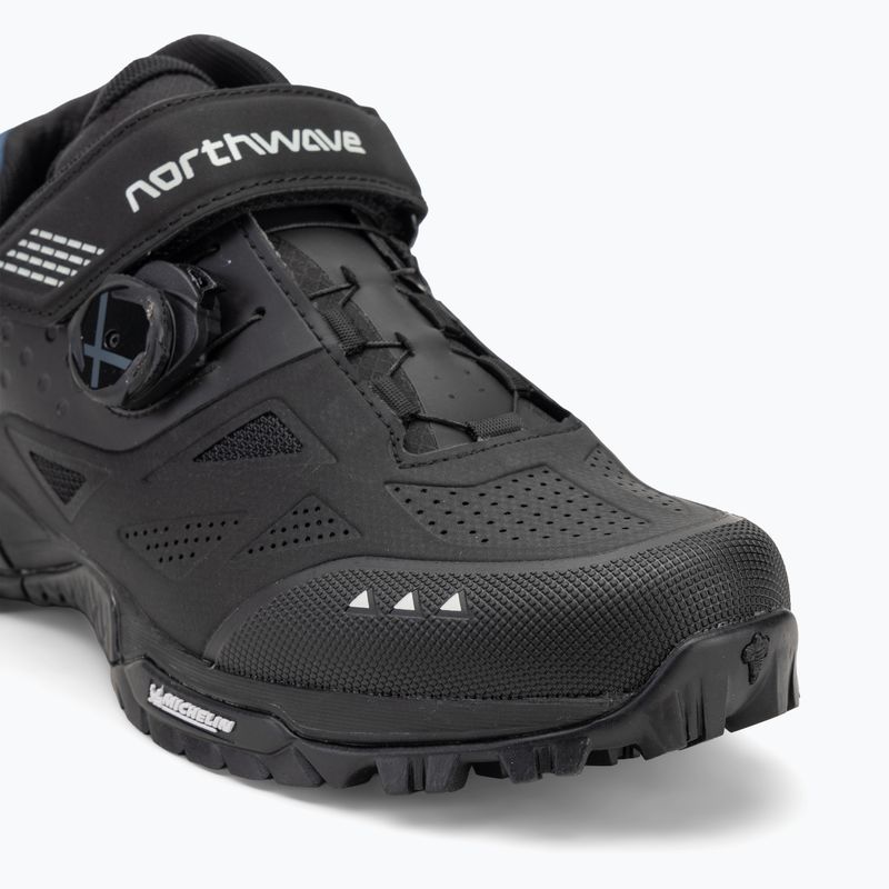 Vyriški dviračių MTB batai Northwave Enduro Mid 2 black/deep blue 7