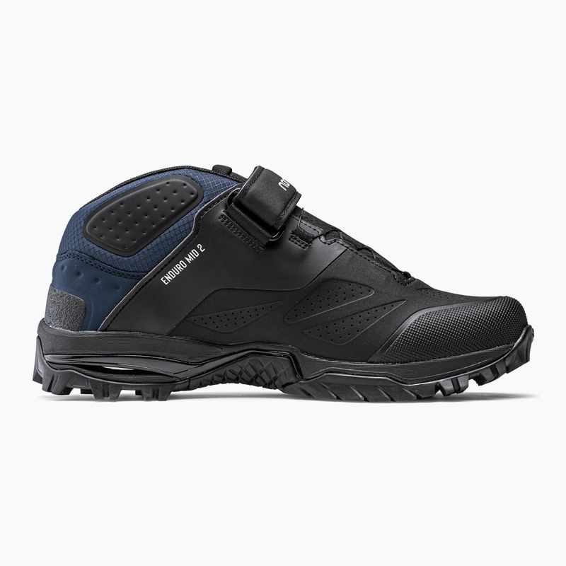 Vyriški dviračių MTB batai Northwave Enduro Mid 2 black/deep blue 2
