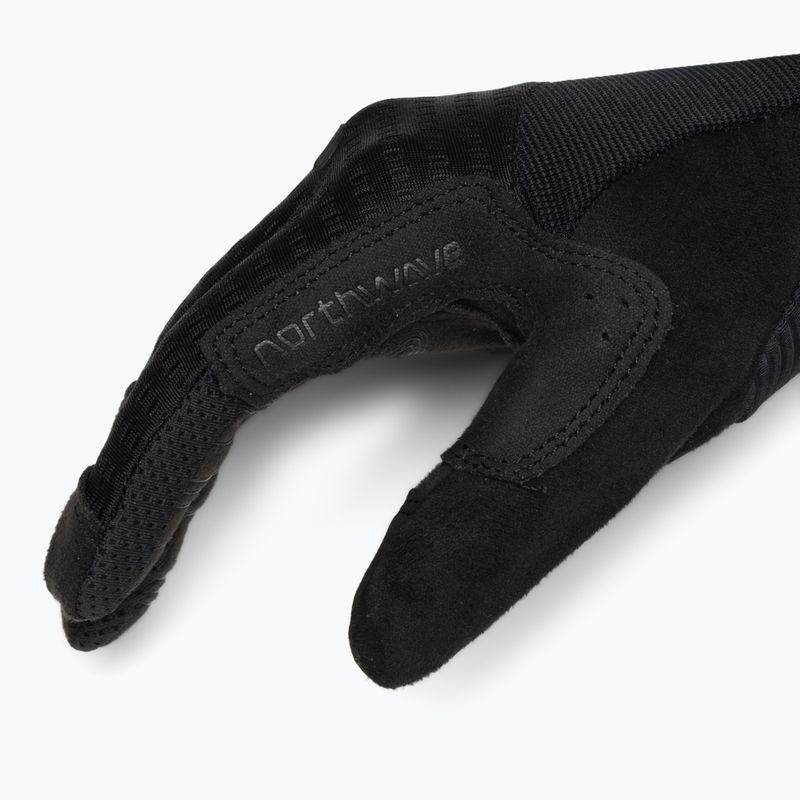 Vyriškos dviračių pirštinės Northwave Spider Full Finger black 4