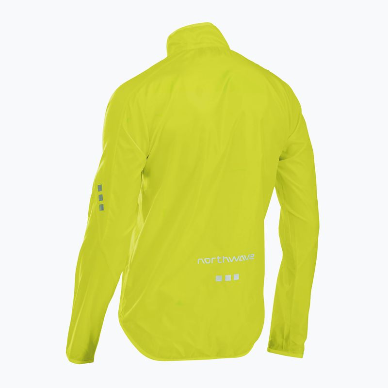 Vyriška dviračio striukė Northwave Vortex 2 yellow fluo 2