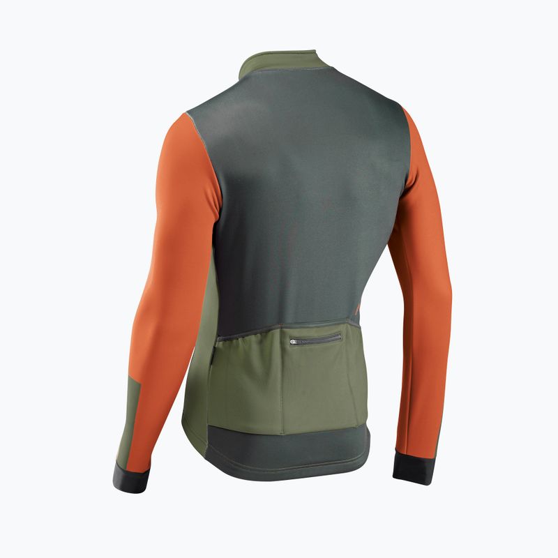 Vyriška dviratininko striukė Northwave Blade 2 forest green/cinnamon 2