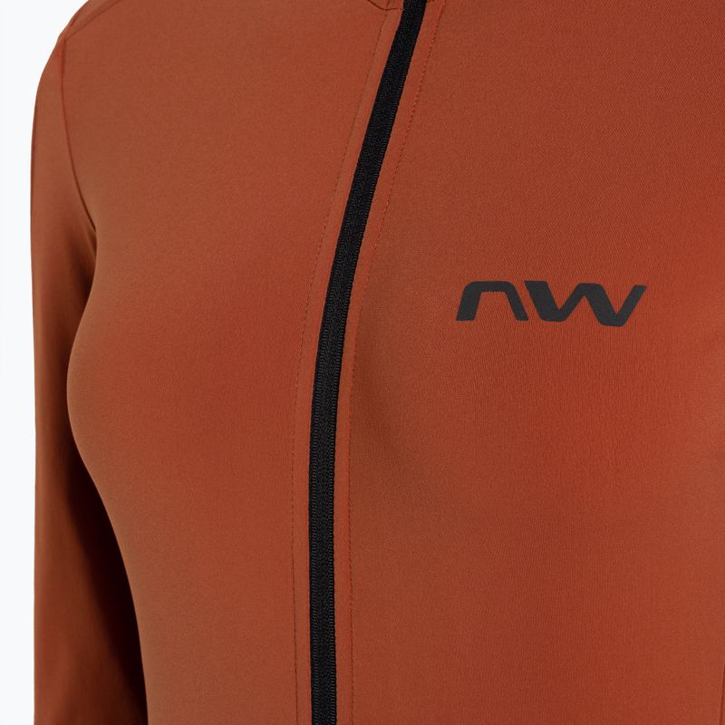 Moteriškas dviračio džemperis Northwave Fahrenheit Jersey cinnamon 3