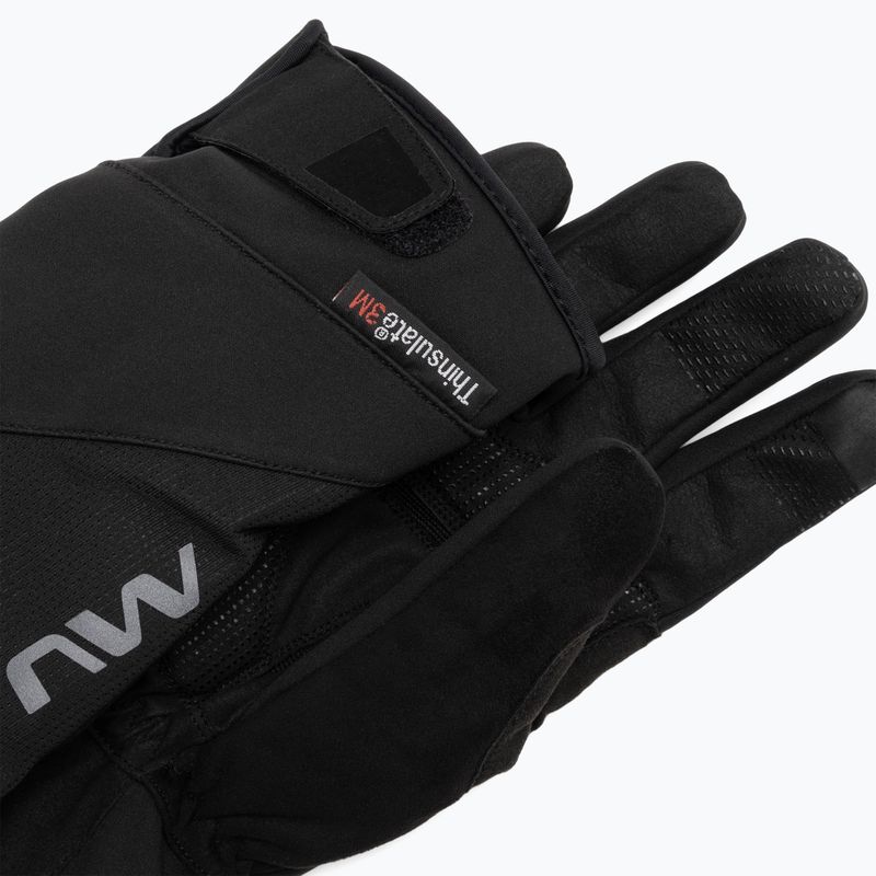 Vyriškos dviratininkų pirštinės Northwave Fast Arctic black 4