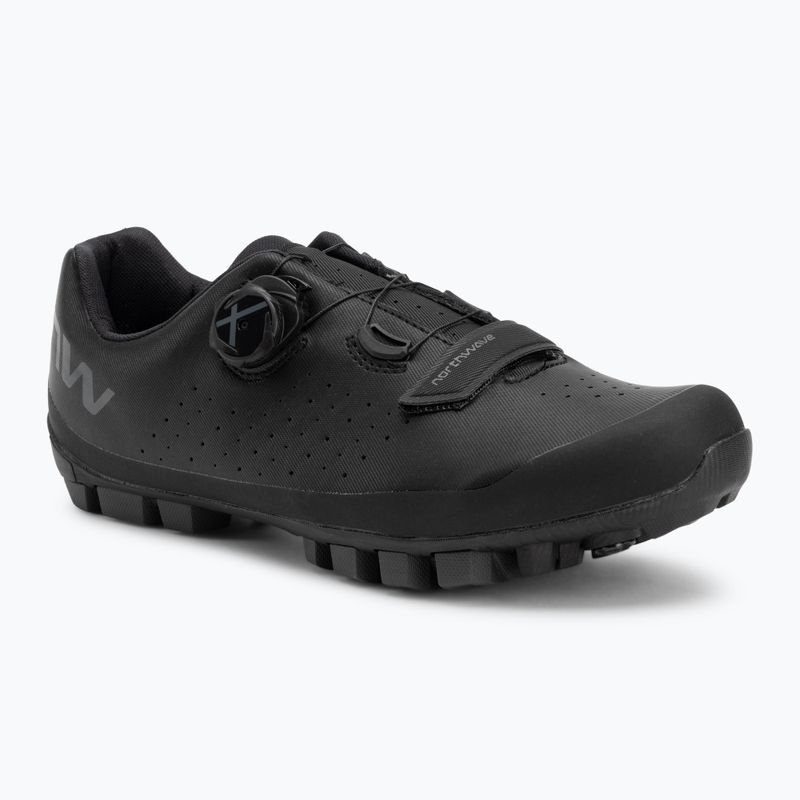 Vyriški dviračių MTB batai Northwave Hammer Plus Wide black/dark grey