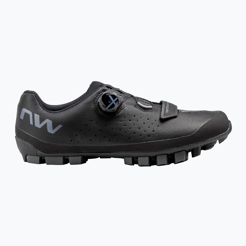 Vyriški dviračių MTB batai Northwave Hammer Plus Wide black/dark grey