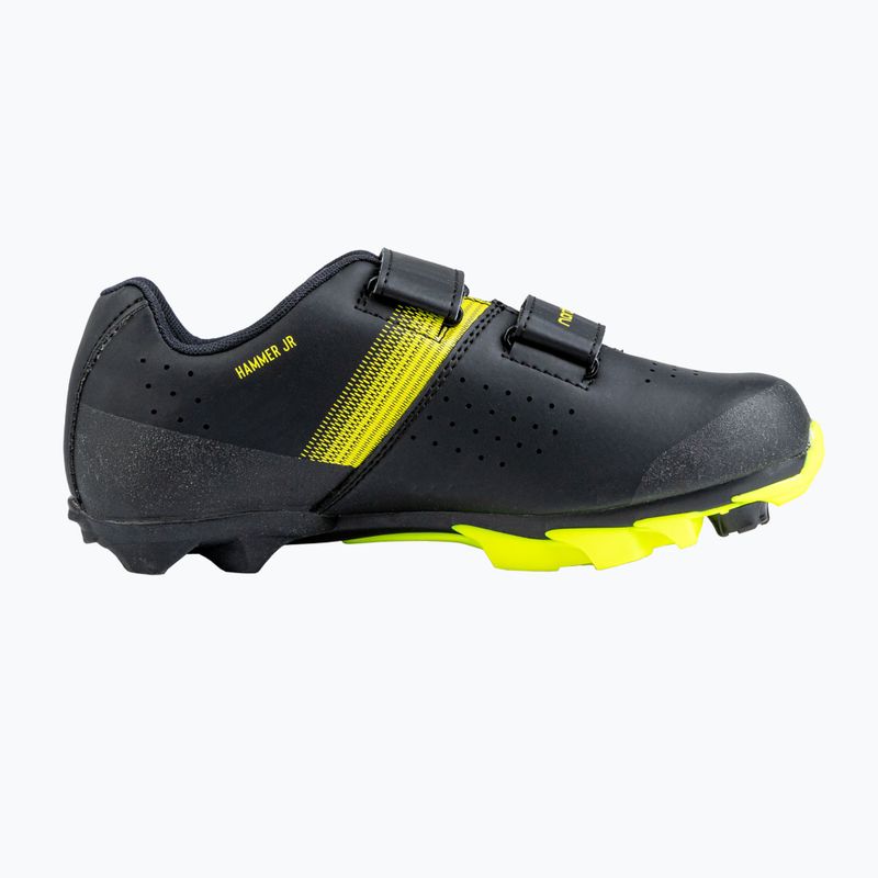 Vaikiški dviračių batai MTB Northwave Hammer Junior black/yellow fluo 2