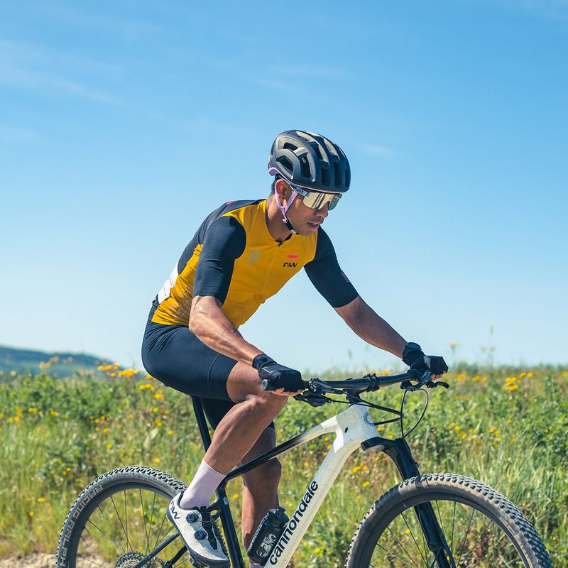 Vyriški dviračių marškinėliai Northwave Extreme Evo ochre/black 5