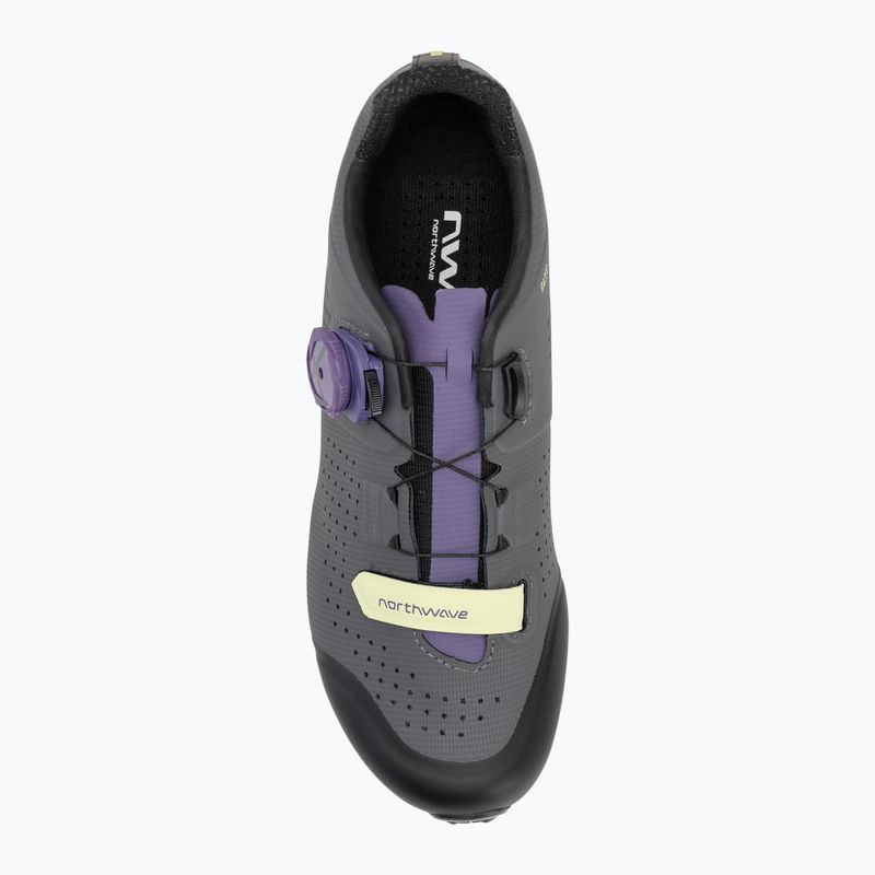 Moteriški dviračių MTB batai Northwave Razer dark grey/dark purple 5