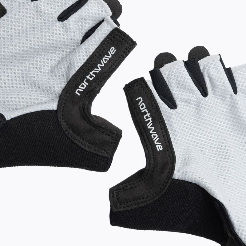 Vyriškos dviračių pirštinės Northwave Active Short Finger light grey 4
