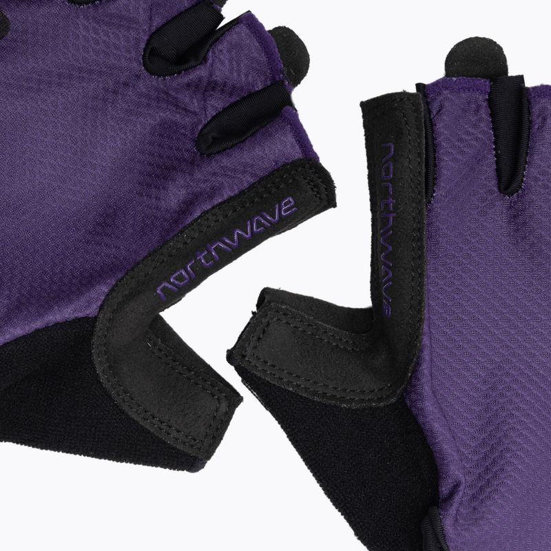 Moteriškos dviračių pirštinės Northwave Active Short Finger dark purple 5
