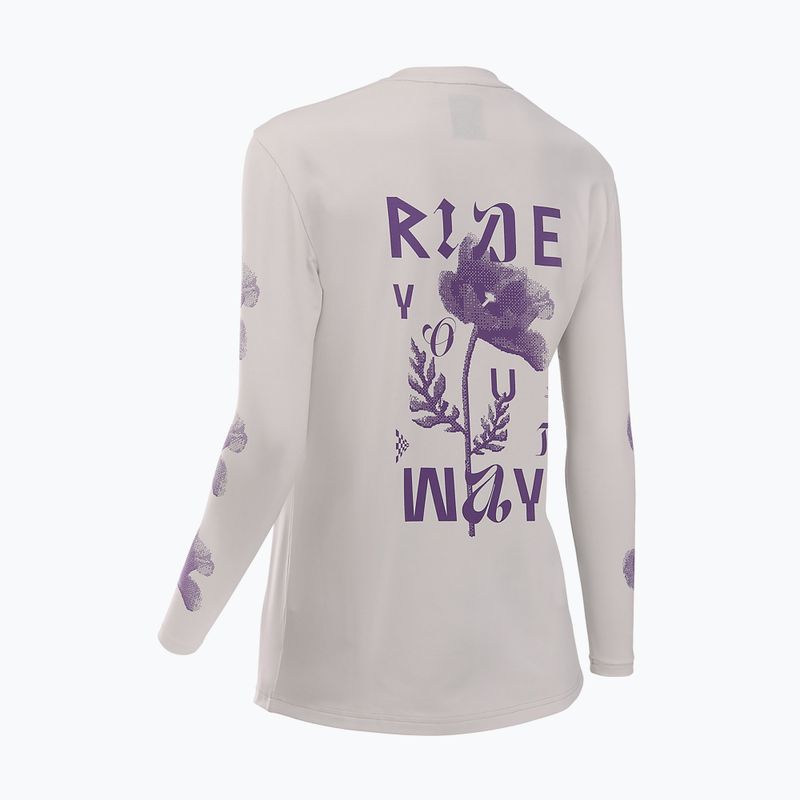 Moteriški dviračių marškinėliai ilgomis rankovėmis Northwave Xtrail light grey/dark purple 2
