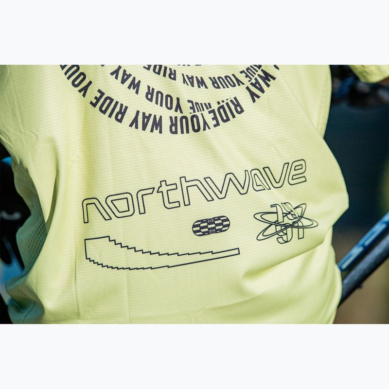 Vyriški dviračių marškinėliai Northwave Edge 2 cool matcha/black 9