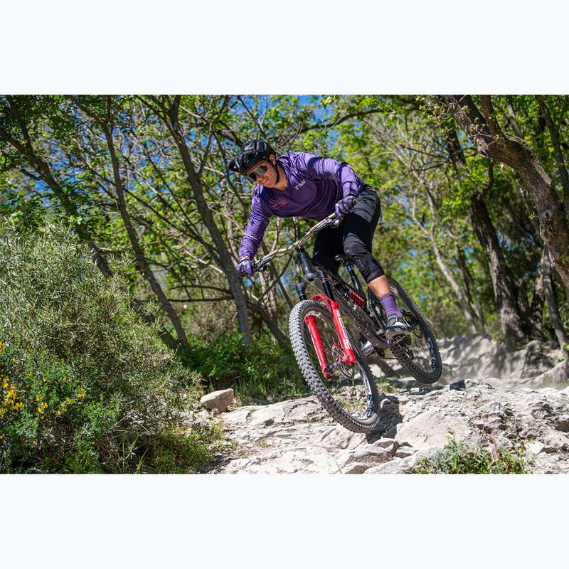 Vyriški dviračių marškinėliai ilgomis rankovėmis Northwave Edge 2 dark purple/orange 3