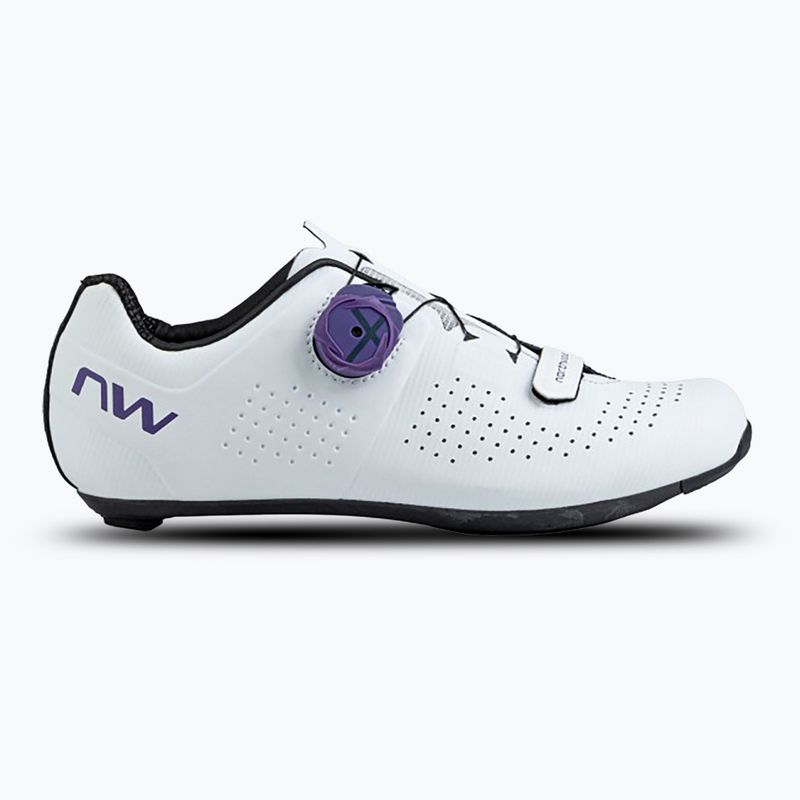 Moteriški plento batai Northwave Storm Carbon white/dark purple 8
