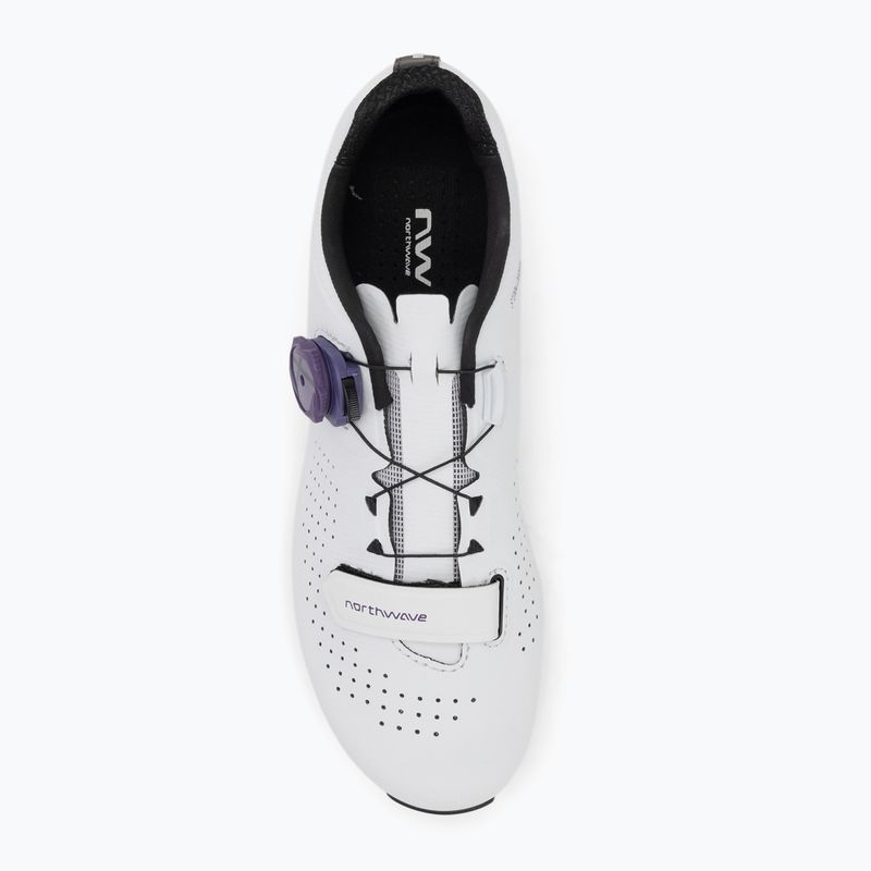 Moteriški plento batai Northwave Storm Carbon white/dark purple 5