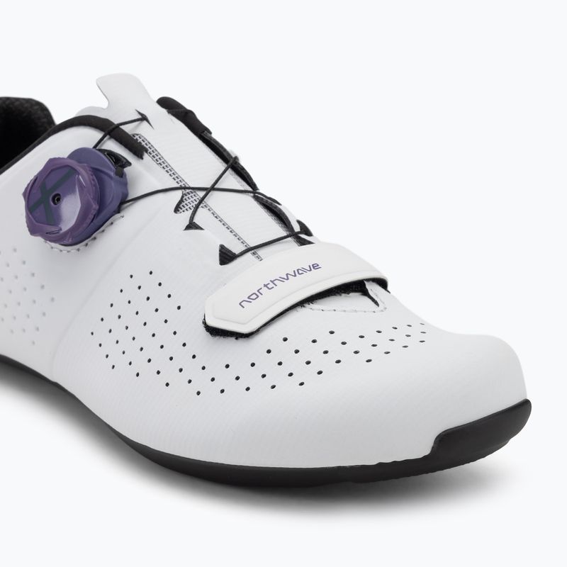 Moteriški plento batai Northwave Storm Carbon white/dark purple 7