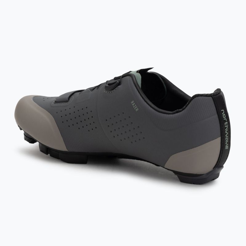 Vyriški MTB dviračių batai Northwave Razer dark grey/sage 3