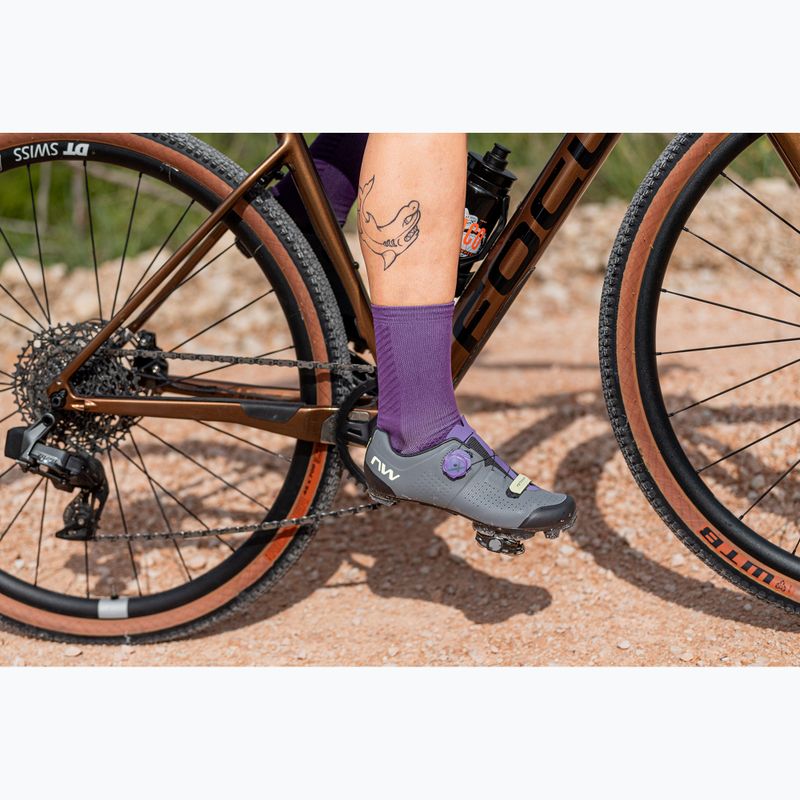 Moteriški dviračių MTB batai Northwave Razer dark grey/dark purple 5