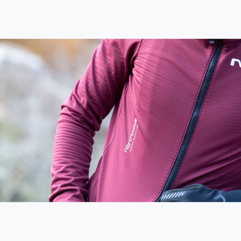 Vyriška dviračių striukė Northwave Blade Light red cabernet 8