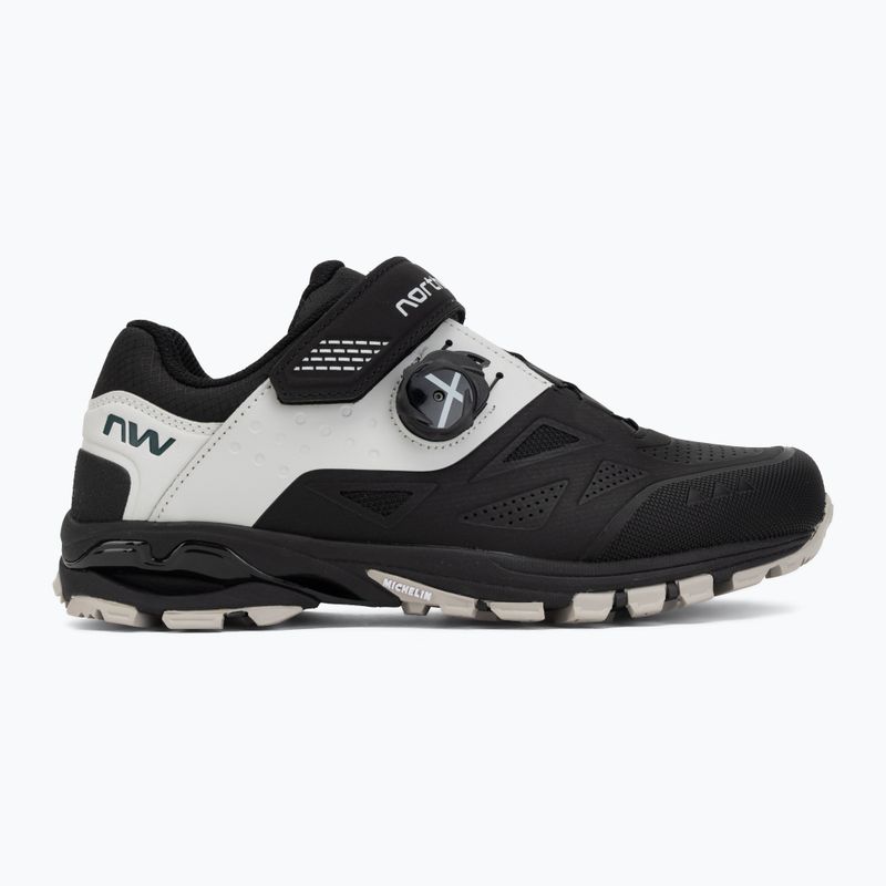 Dviračių batai MTB vyriški Northwave Spider Plus 3 black/light grey 2