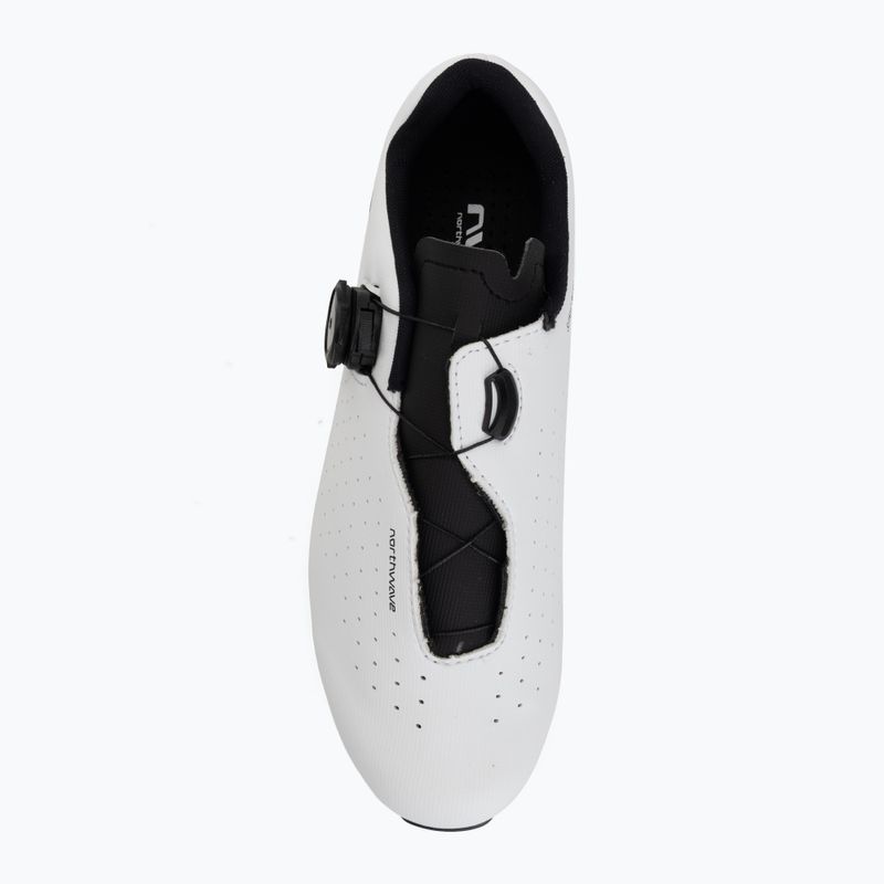 Vyriški plento dviračių batai Northwave Sonic Plus white/black 5