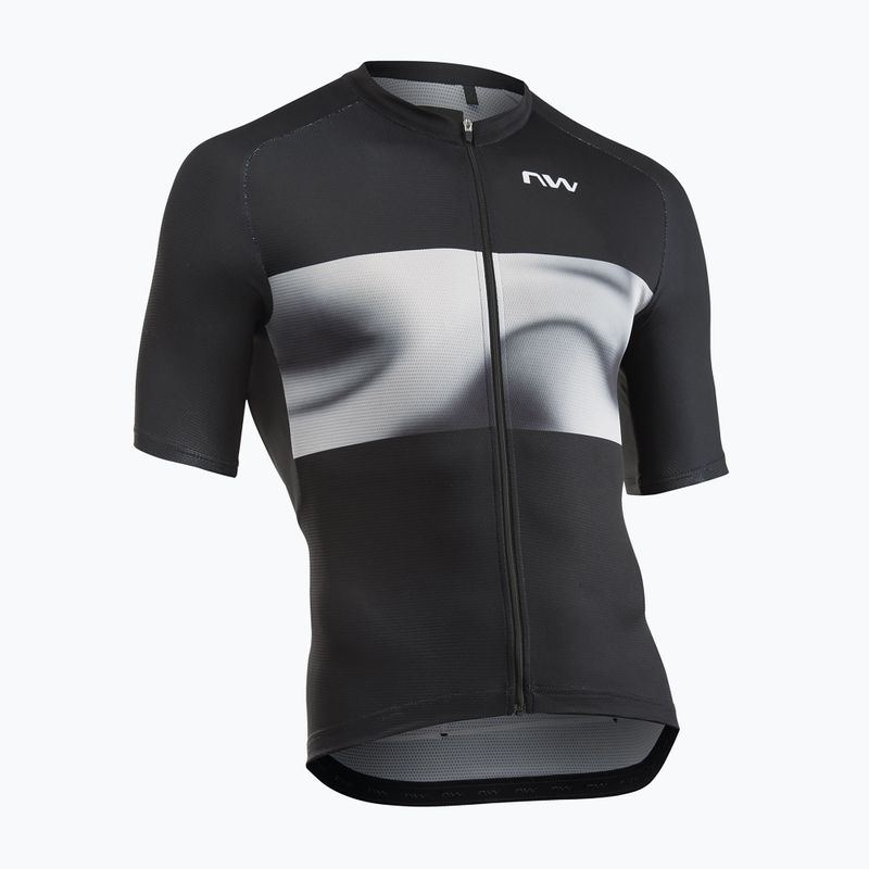 Vyriški dviračių marškinėliai Northwave Force Evo black/light grey