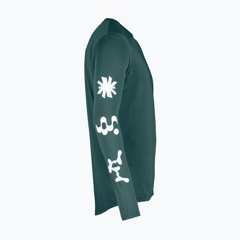 Vyriški dviračių marškinėliai ilgomis rankovėmis Northwave Xtrail petroleum/white 3