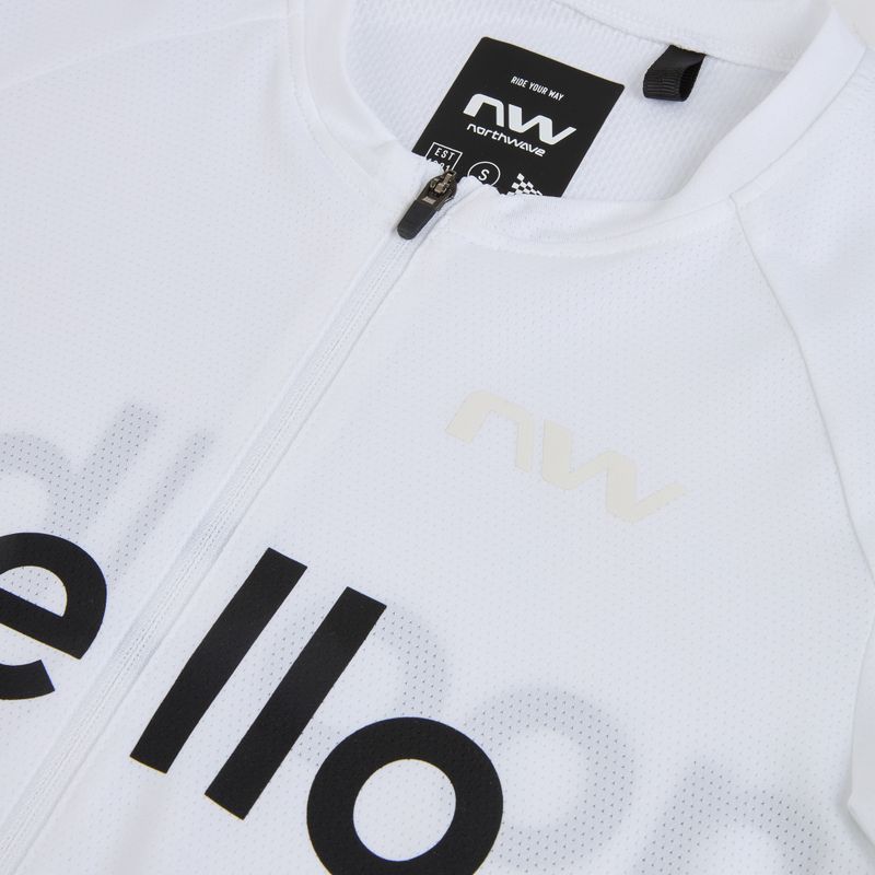 Vyriški dviračių marškinėliai Northwave Blade Hello Goodbye white 3
