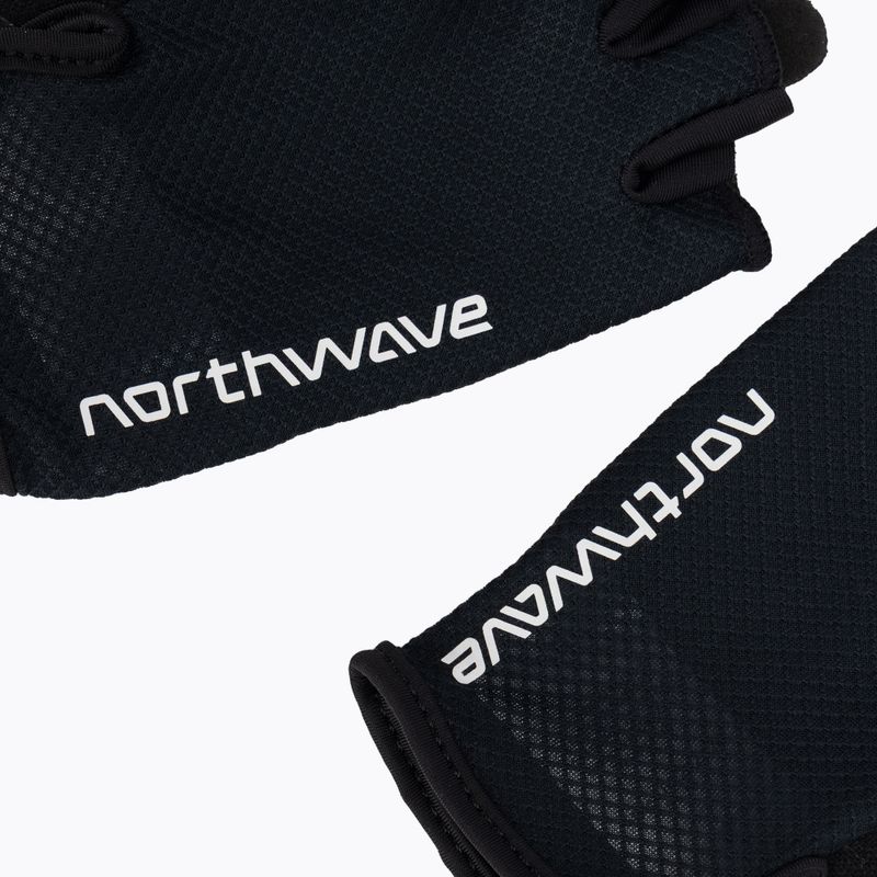Moteriškos dviračių pirštinės Northwave Active Max Short Finger black 5