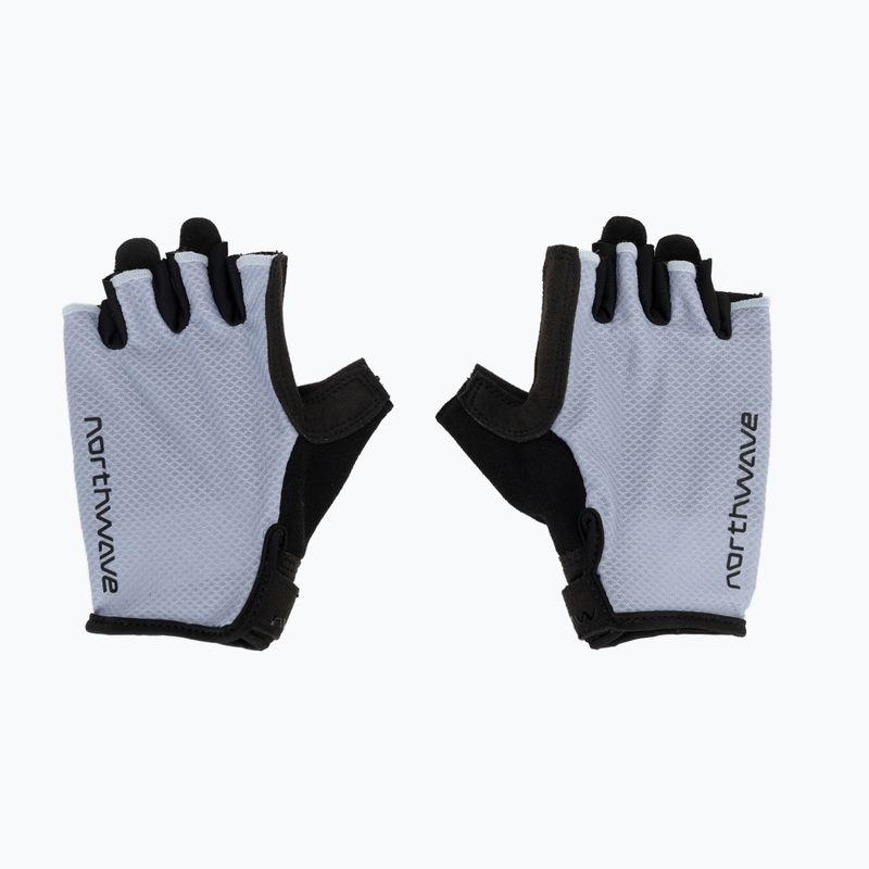 Moteriškos dviračių pirštinės Northwave Active Max Short Finger ice grey 2