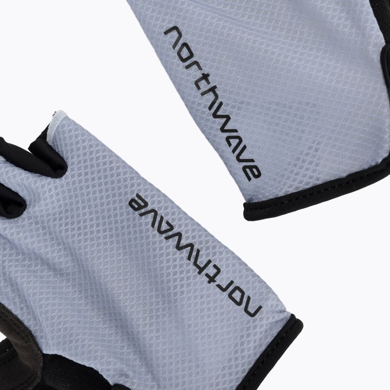Moteriškos dviračių pirštinės Northwave Active Max Short Finger ice grey 4