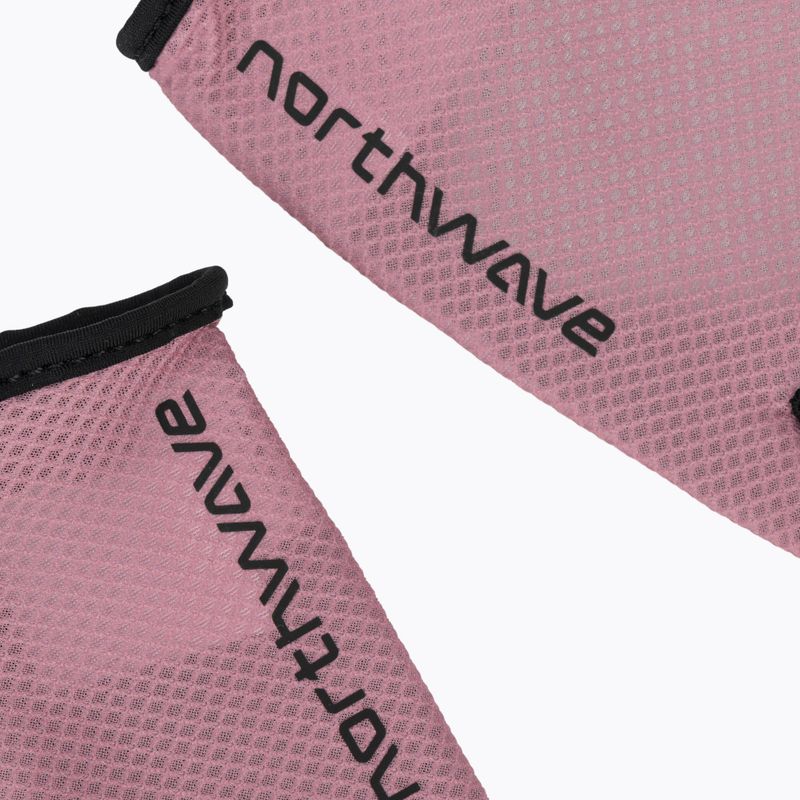 Moteriškos dviračių pirštinės Northwave Active Max Short Finger dusty malva 5