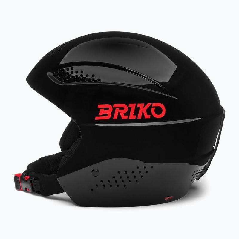 Vaikiškas slidinėjimo šalmas Briko Elias Jr shiny black/orange