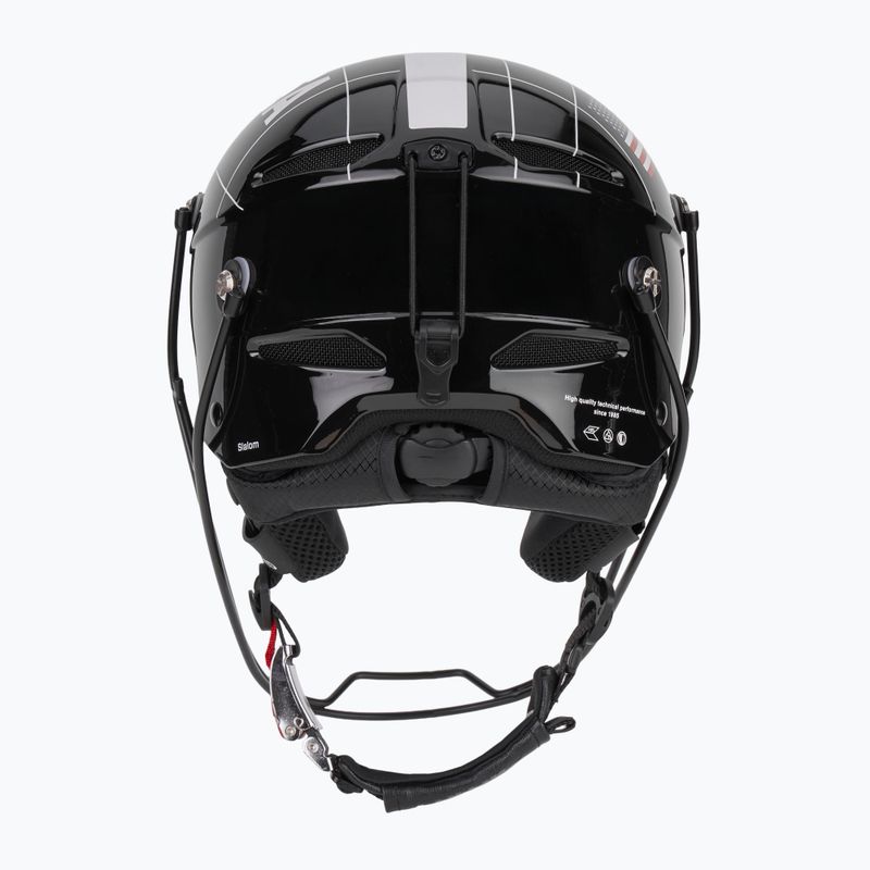 Slidinėjimo šalmas Briko Slalom 2.0 USA shiny black/white/cardinal red 3