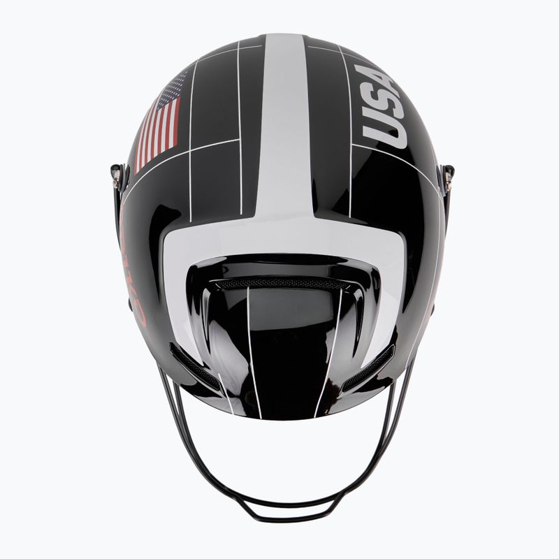 Slidinėjimo šalmas Briko Slalom 2.0 USA shiny black/white/cardinal red 6