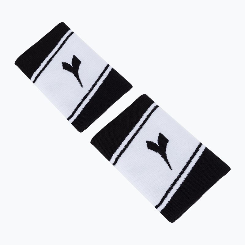 Diadora Wide Logo riešo apyrankės 2 vnt. baltos ir juodos 103.175650