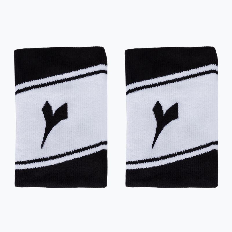 Diadora Wide Logo riešo apyrankės 2 vnt. baltos ir juodos 103.175650 2