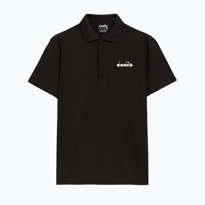 Vyriški teniso polo marškinėliai Diadora Statement black 102.176856