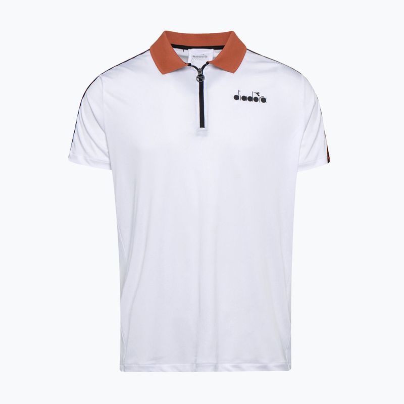 Vyriški Diadora Challenge teniso polo marškinėliai balta 102.176853