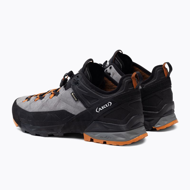 AKU Rock DFS GTX pilki/orange vyriški žygio batai 3