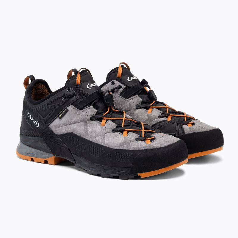 AKU Rock DFS GTX pilki/orange vyriški žygio batai 5