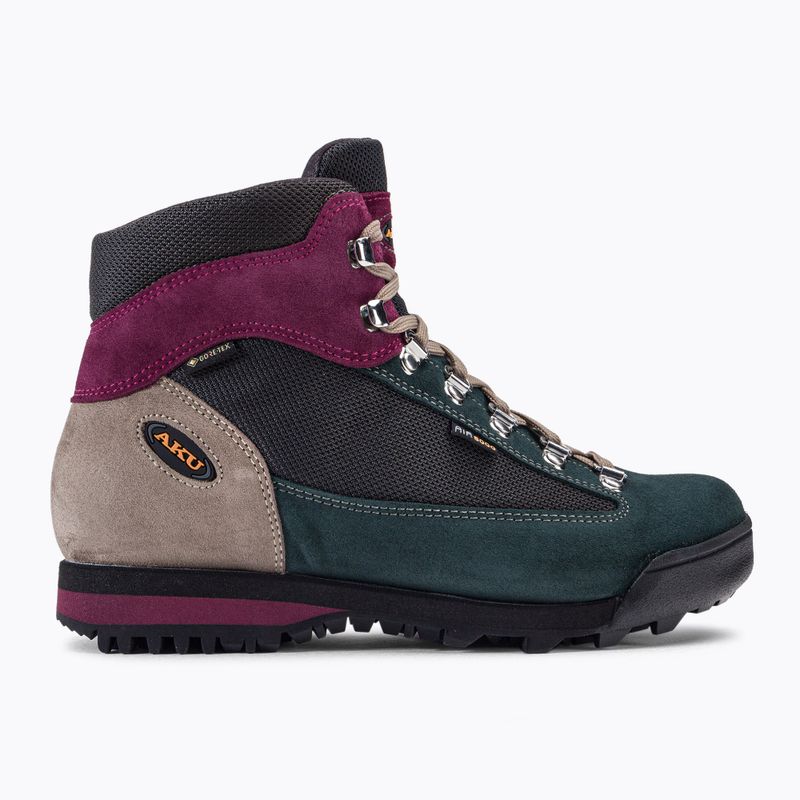 Moteriški trekingo batai AKU Ultra Light Original GTX anthracite/green 2