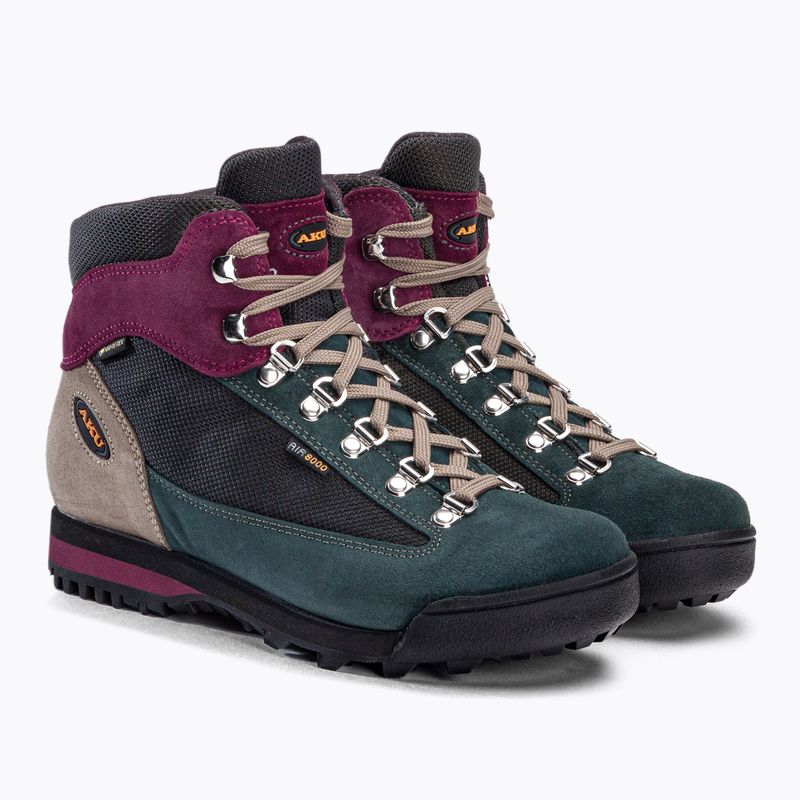 Moteriški trekingo batai AKU Ultra Light Original GTX anthracite/green 5