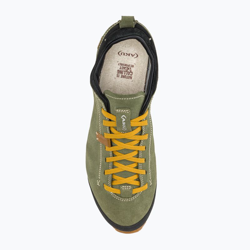 AKU Bellamont III Suede GTX green/ocher vyriški trekingo batai 6