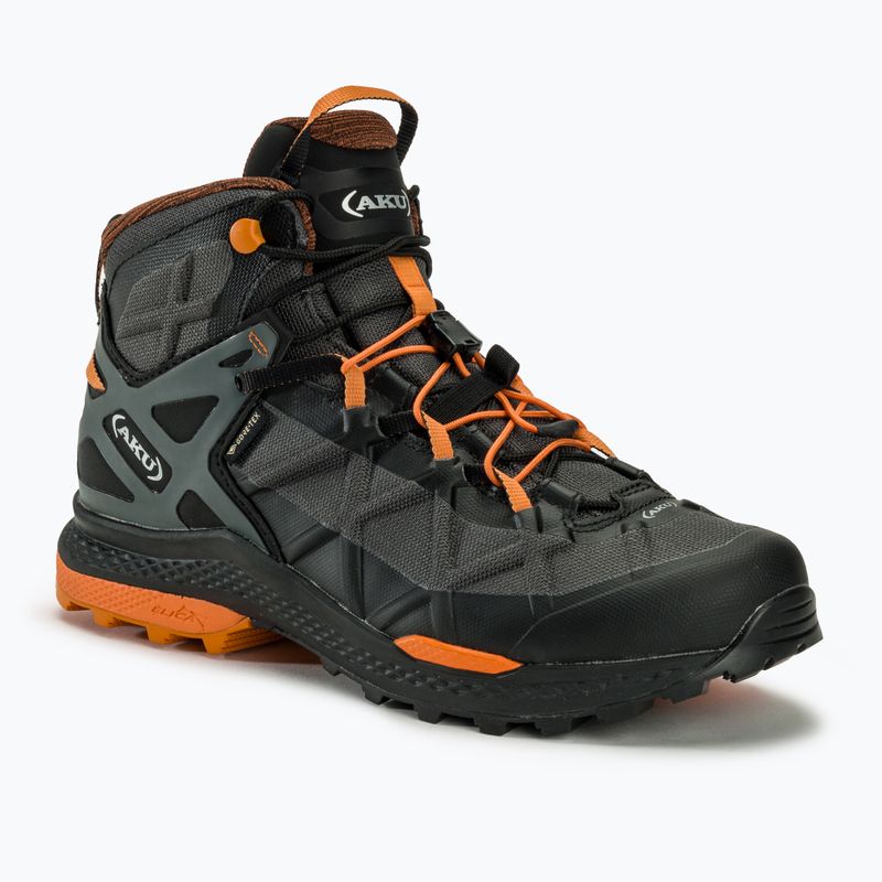 Vyriški turistiniai batai AKU Rocket Mid DFS GTX black/orange