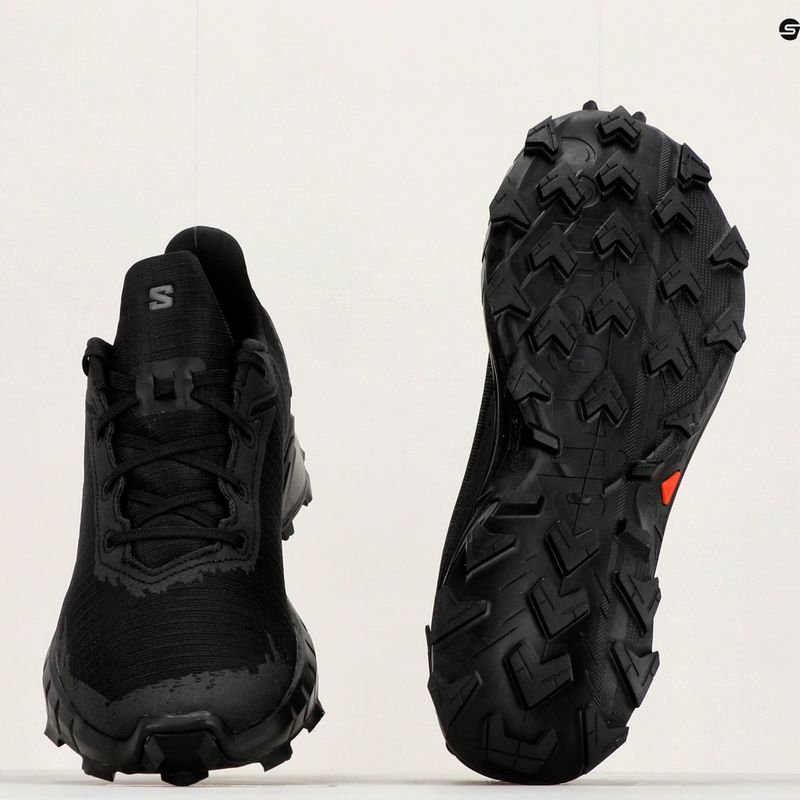 Vyriški bėgimo bateliai Salomon Alphacross 4 black/black 20